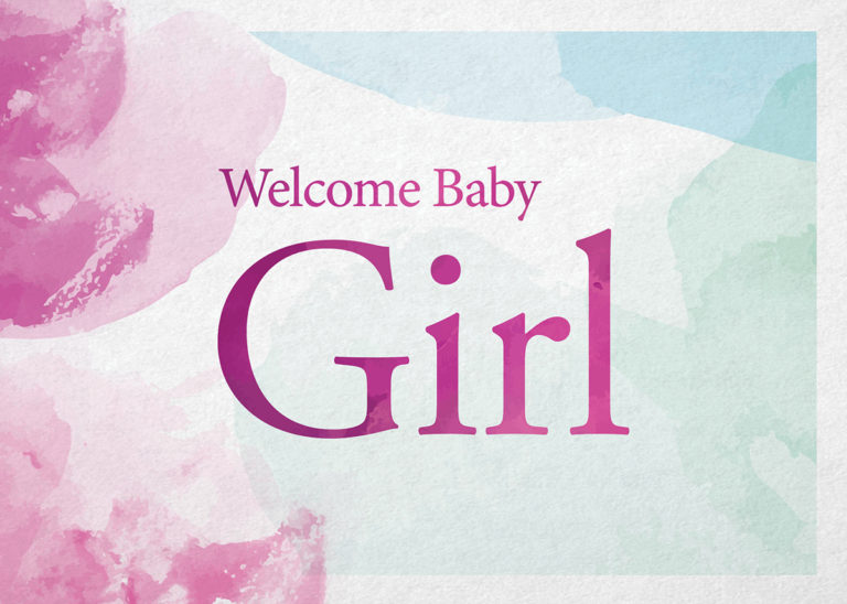 It's a Baby Girl, Greetings Cards Delivered